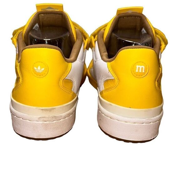 adidas Originals ADIDAS X M&M FORUM LOW 84 Trainers sz 6.5 yellow sneakers m&m’s - Picture 5 of 12